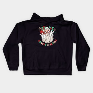 Groovy and Bright Santa Kids Hoodie